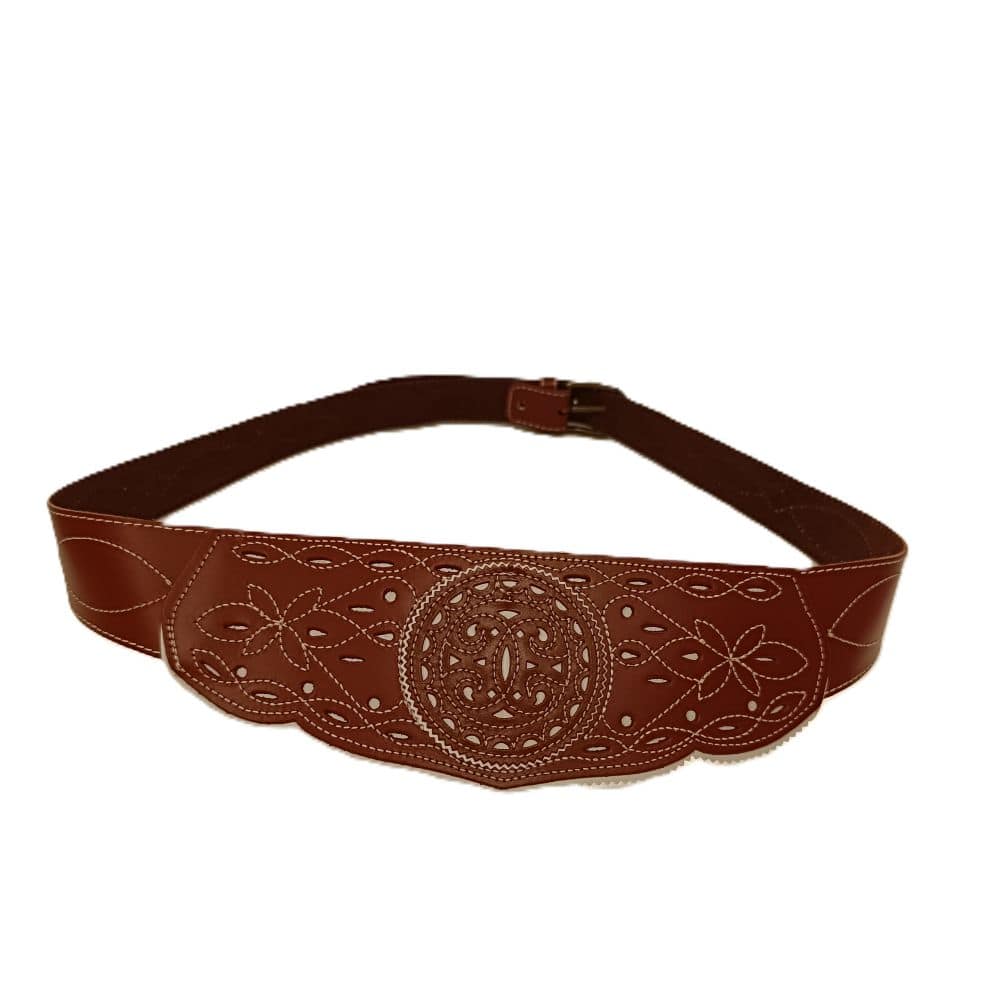 Cinturón Romería Rosetón Floral Campero - Imagen 7