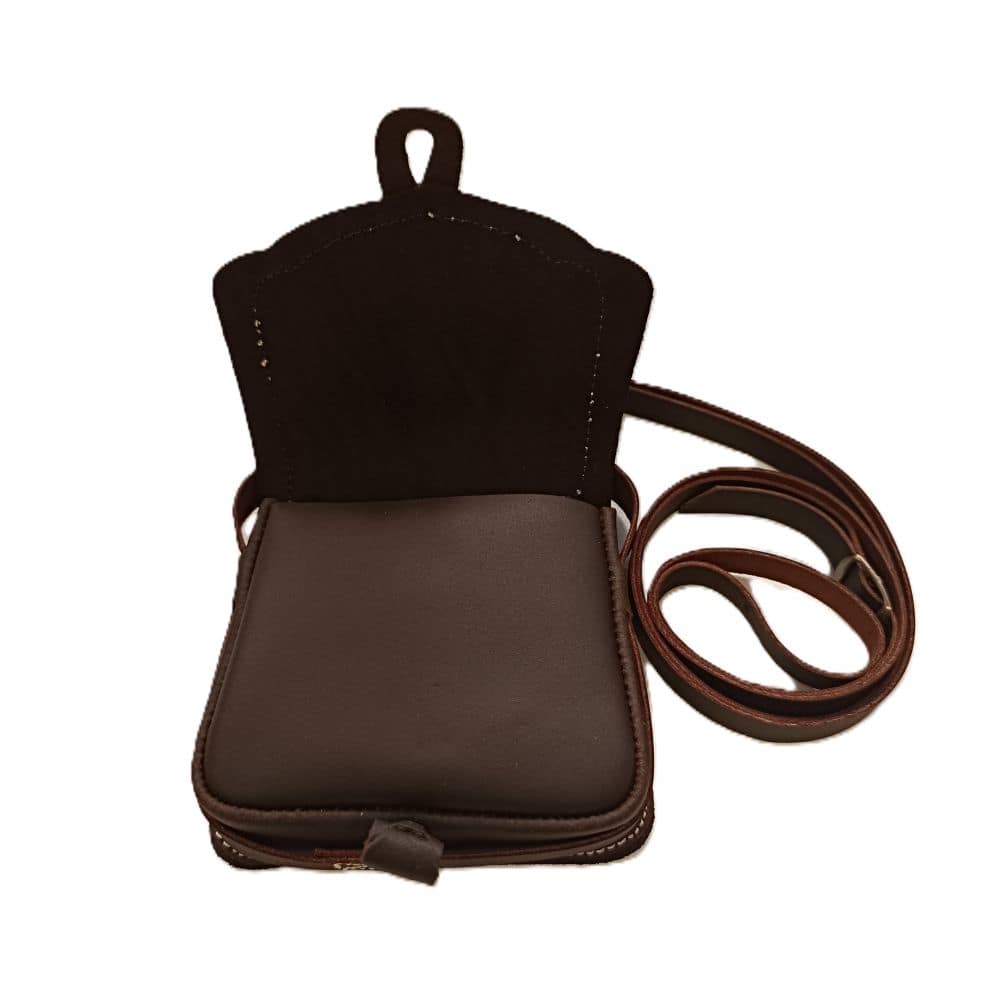 Bolso de piel pequeño Bordado Virgen del Rocio - Imagen 9