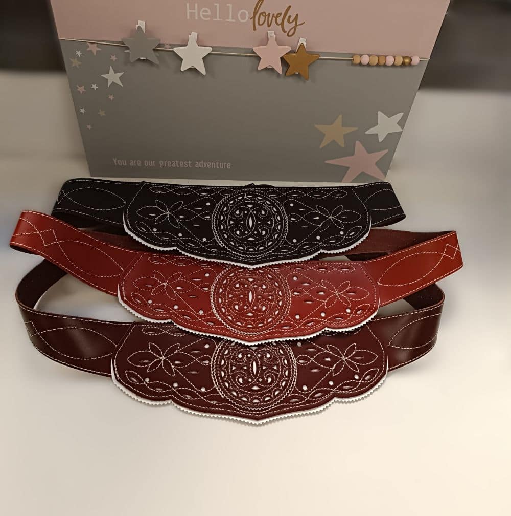 Cinturón Romería Rosetón Floral Campero - Imagen 9