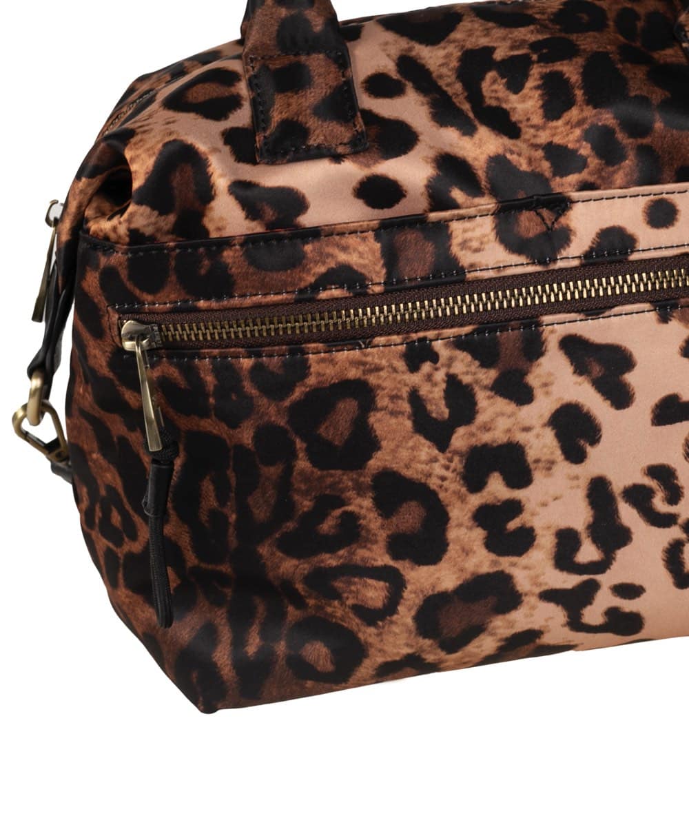 BOWLING NYLON, CON CREMALLERA, COLOR MARRON - Imagen 3