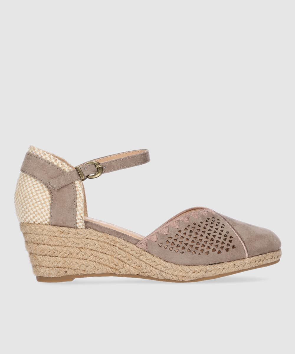 Sandalias Tejido de Mujer Chika10 Cuña baja