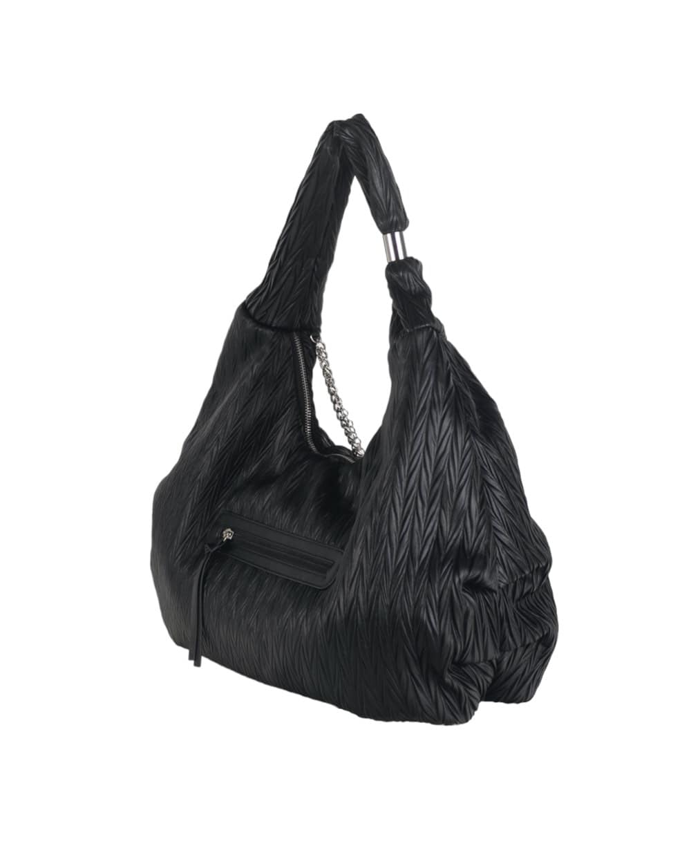 Bolso Hobo Pu, con cremallerra - Imagen 3