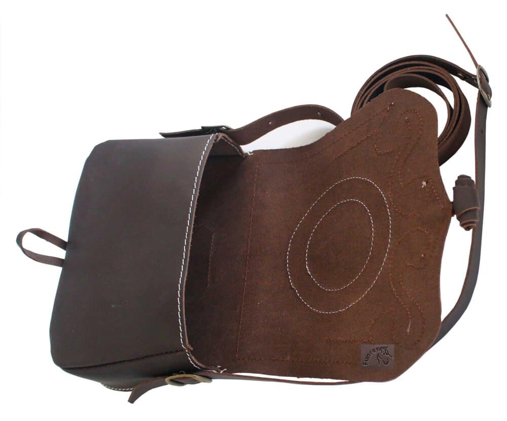 Bolso de piel con motivos de la virgen Rocío - Imagen 4