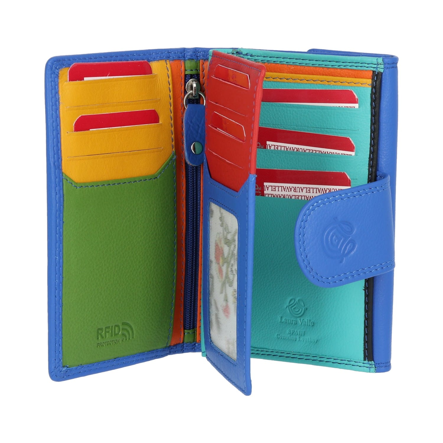 Billetero de Mujer en Piel de Vacuno Columba - Imagen 4