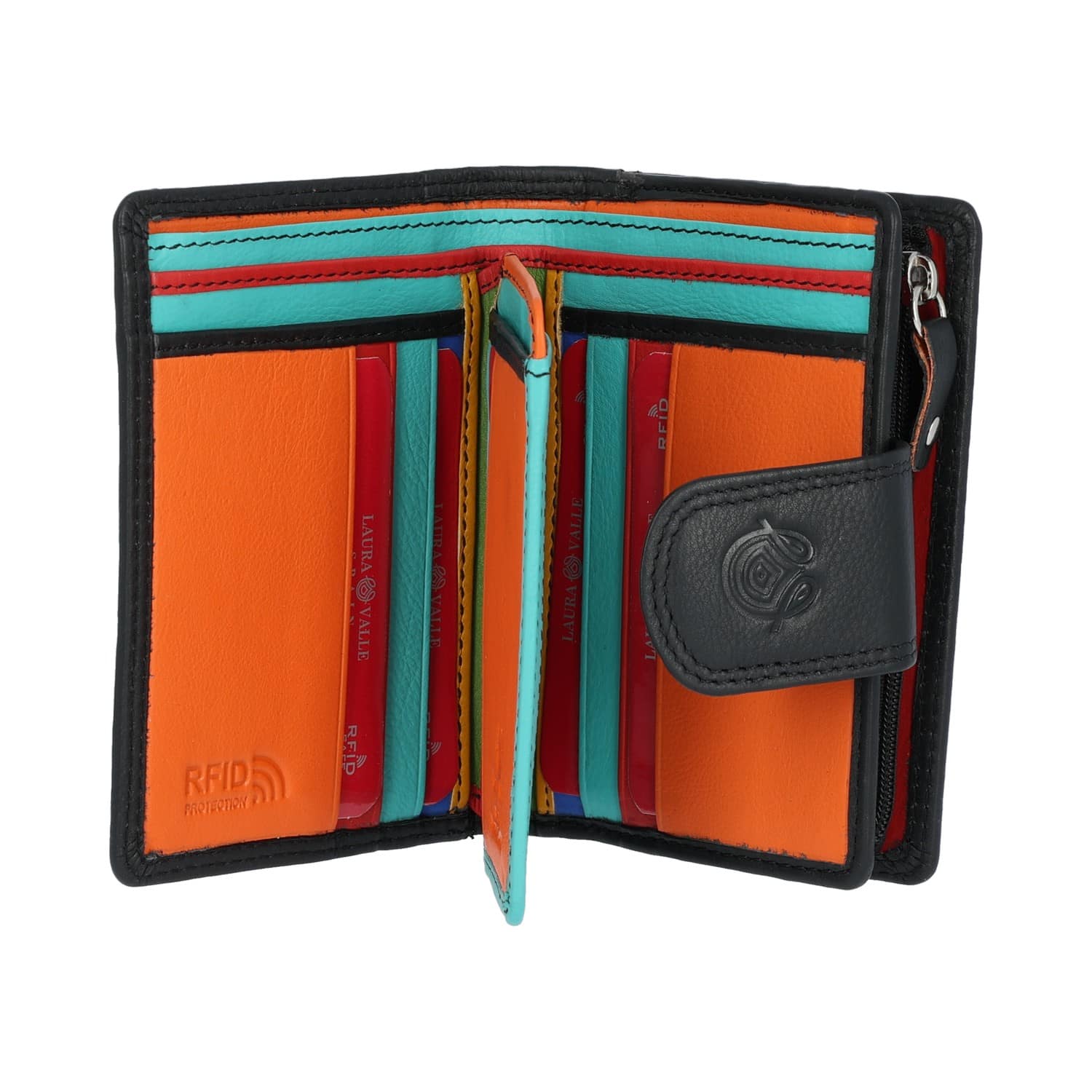 Billetero de Mujer en Piel de Vacuno Columba - Imagen 2