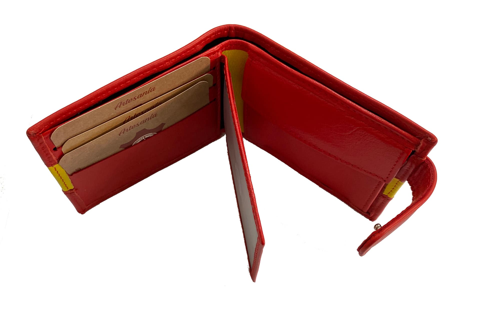 CARTERA PIEL BANDERA ESPAÑA HORIZONTAL - Imagen 4