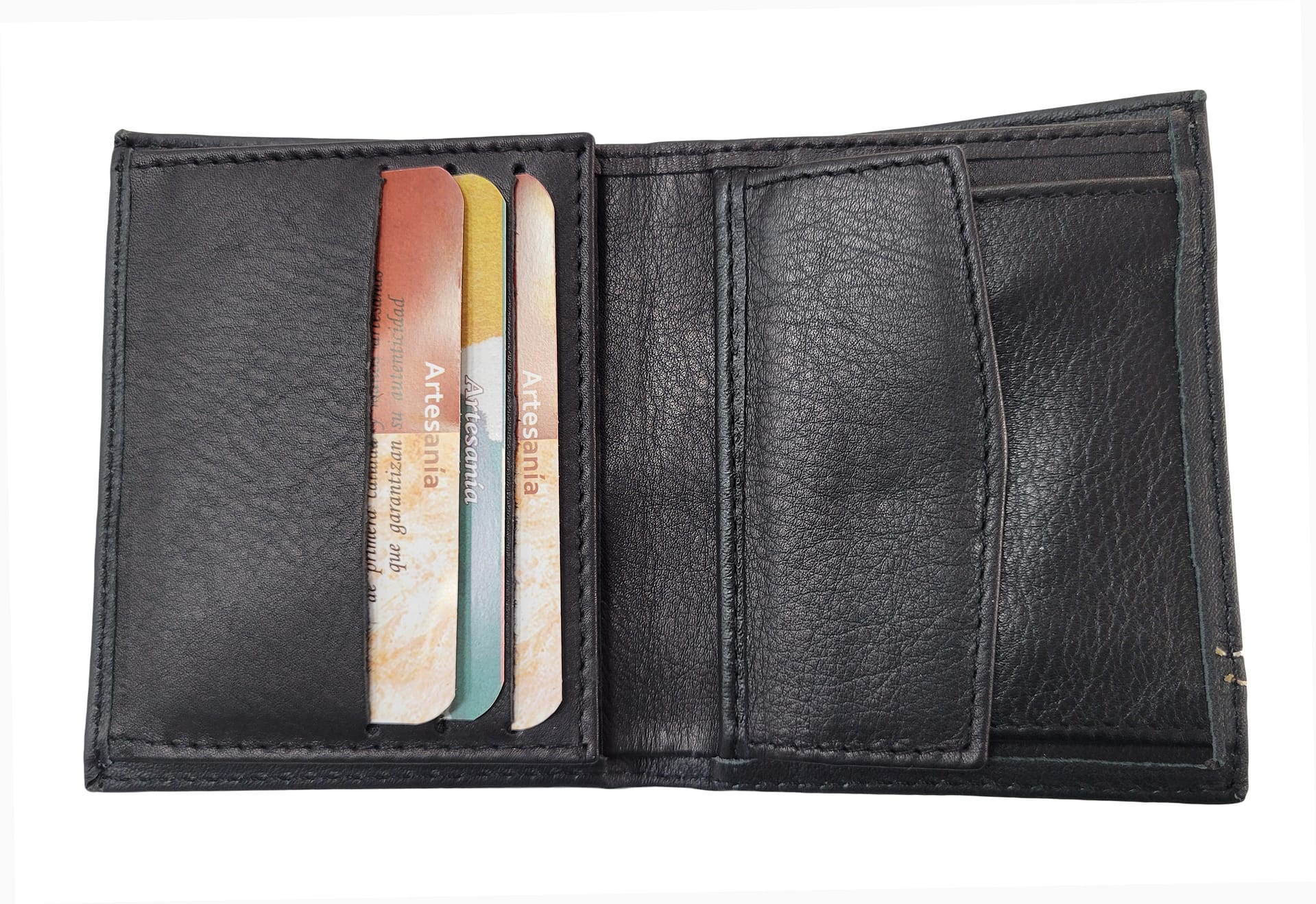 CARTERA PIEL DETALLE BANDERA ESPAÑA – PLACA POLICÍA - Imagen 2