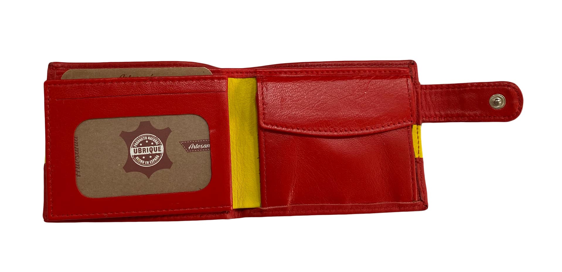 CARTERA PIEL BANDERA ESPAÑA HORIZONTAL - Imagen 3