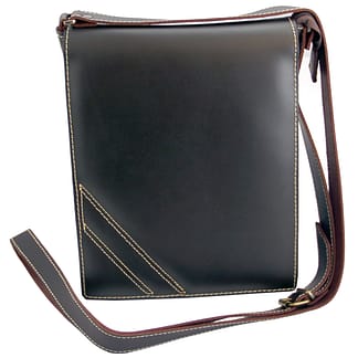 Bandolera para hombre de piel, hecha en Ubrique.