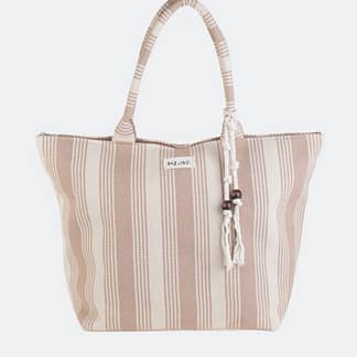 BOLSO PLAYA LONA, CON CREMALLERA, COLOR KBAS