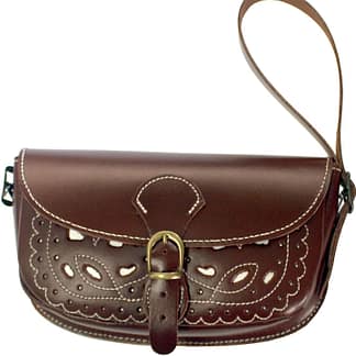 Bolso/Riñonera Rociero Picao Solapa Hebilla – 21x5x13cm – Marrón