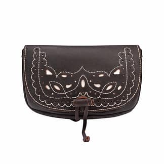 Bolso/Riñonera Rociero Picao Cairel – 20x5x11,5cm – Marrón chocolate