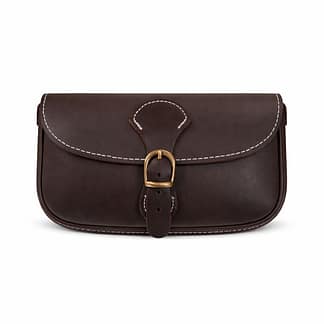 Bandolera de Piel Marrón con Hebilla