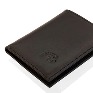 BILLETERA/TARJETERO PIEL - 6 TARJETAS Y PLACA POLICÍA