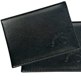 Cartera Portaplaca en Piel