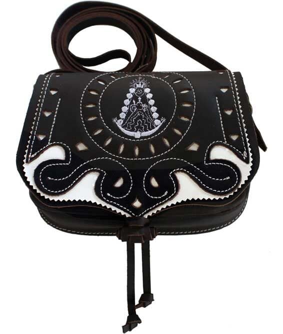 Bolso de piel con motivos de la virgen Rocío - Imagen 6