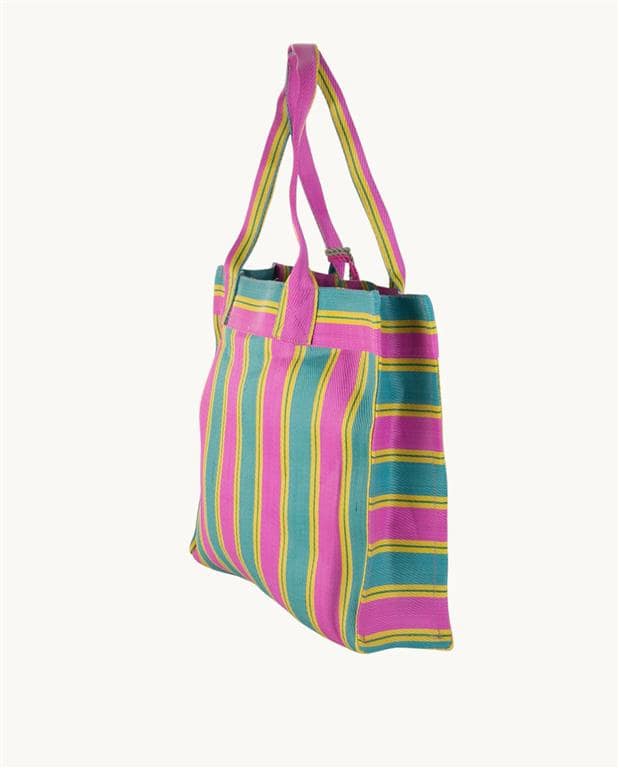 Bolso Shopping Reciclado Fucsia - Imagen 2
