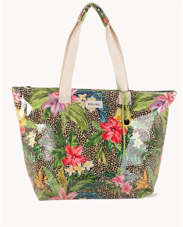 Bolso Playa Tropical Plastificado