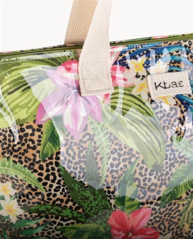 Bolso Playa Tropical Plastificado - Imagen 2