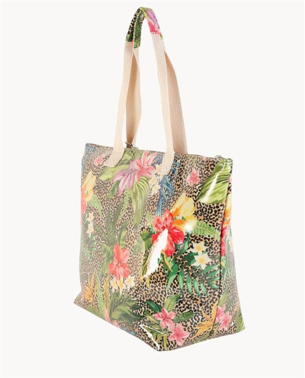 Bolso Playa Tropical Plastificado - Imagen 3