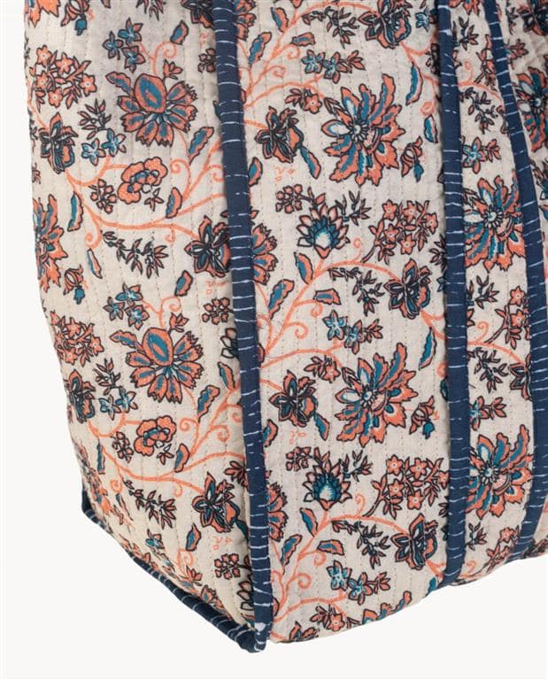 Bolso Playa Algodón Florales - Imagen 2