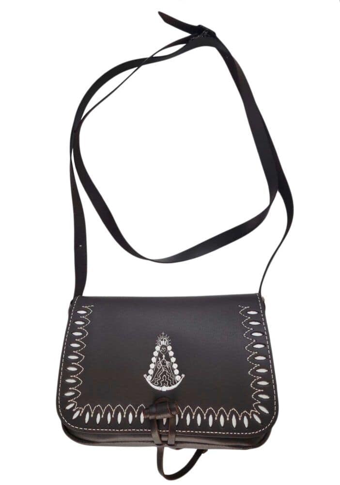 Bolso riñonera bordado virgen Rocío - Imagen 3