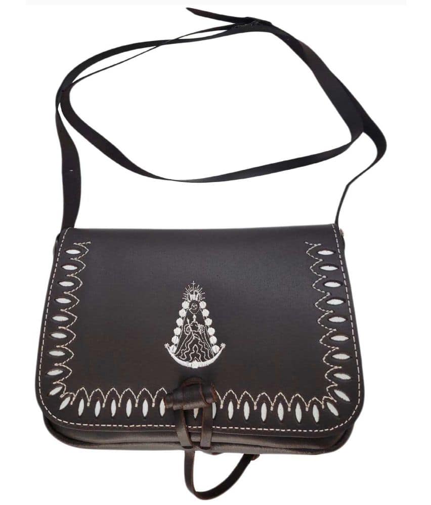 Bolso riñonera bordado virgen Rocío - Imagen 2