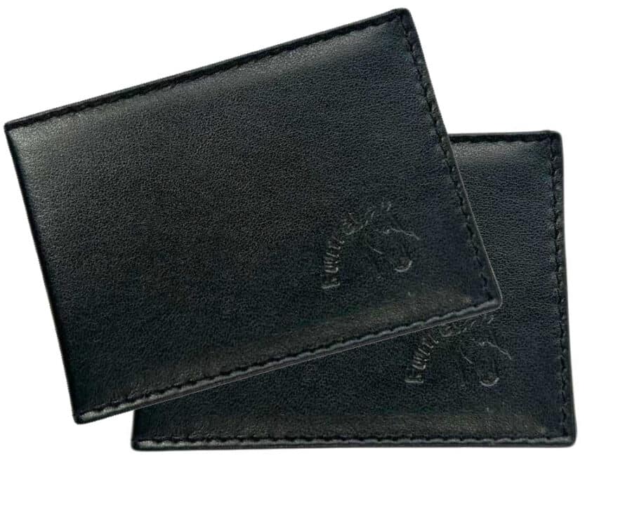 Cartera Portaplaca en Piel