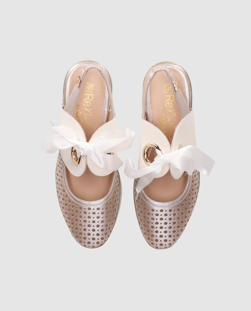 Sandalias Piel de Mujer Chika10 ReNature Cuña baja - Imagen 4