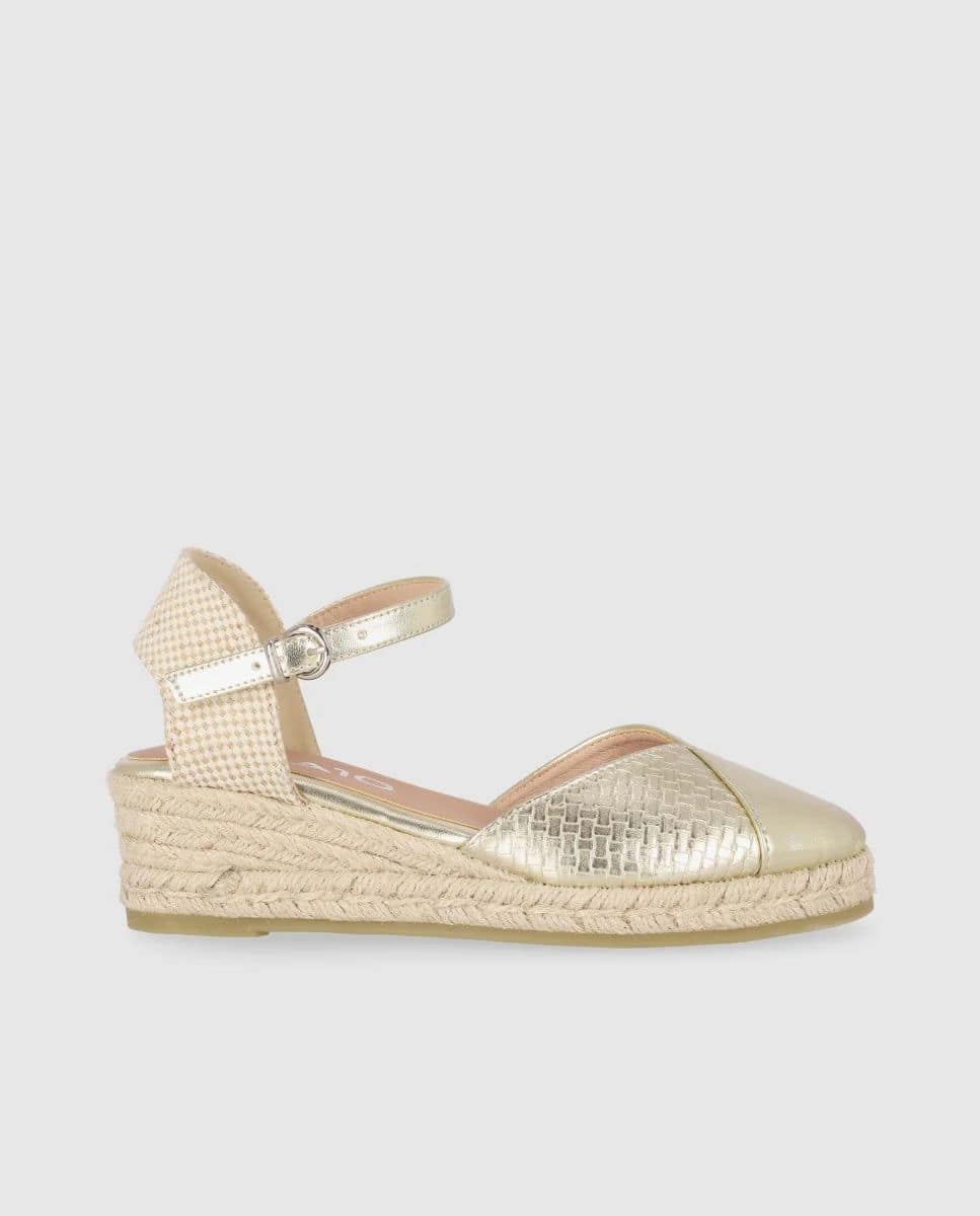 Sandalias Piel Vegana de Mujer Chika10 Cuña baja - Imagen 4