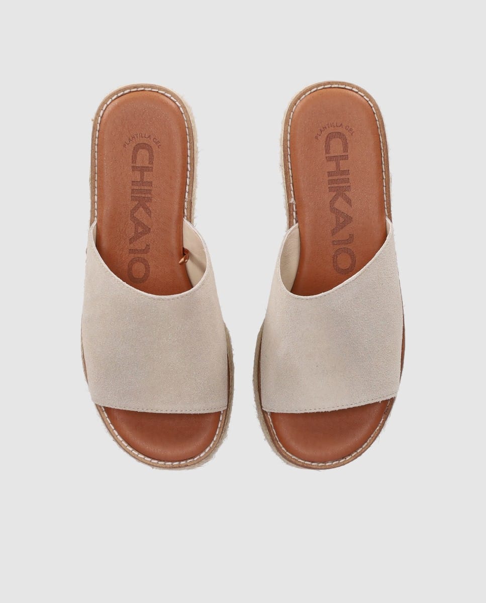 Sandalias Serraje de Mujer Chika10 Leather Plataforma - Imagen 3