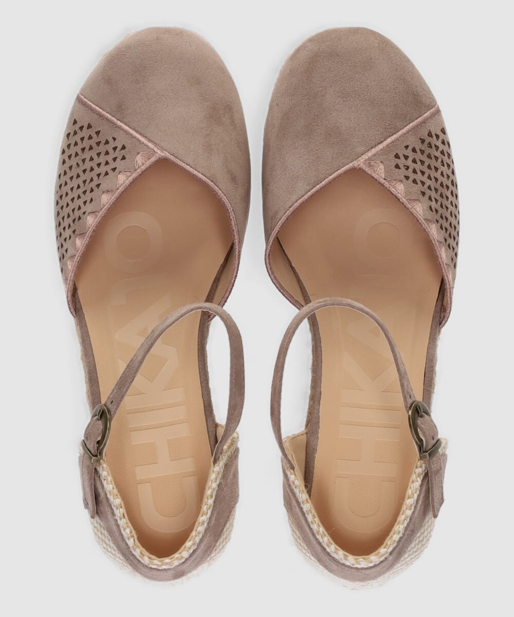 Sandalias Tejido de Mujer Chika10 Cuña baja - Imagen 4