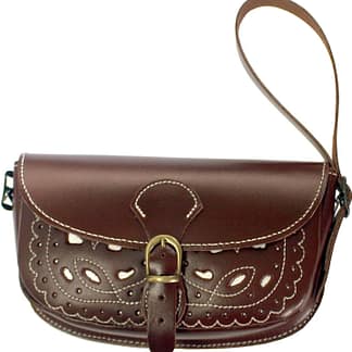 Bolso/Riñonera Rociero Picao Solapa Hebilla – 21x5x13cm – Marrón