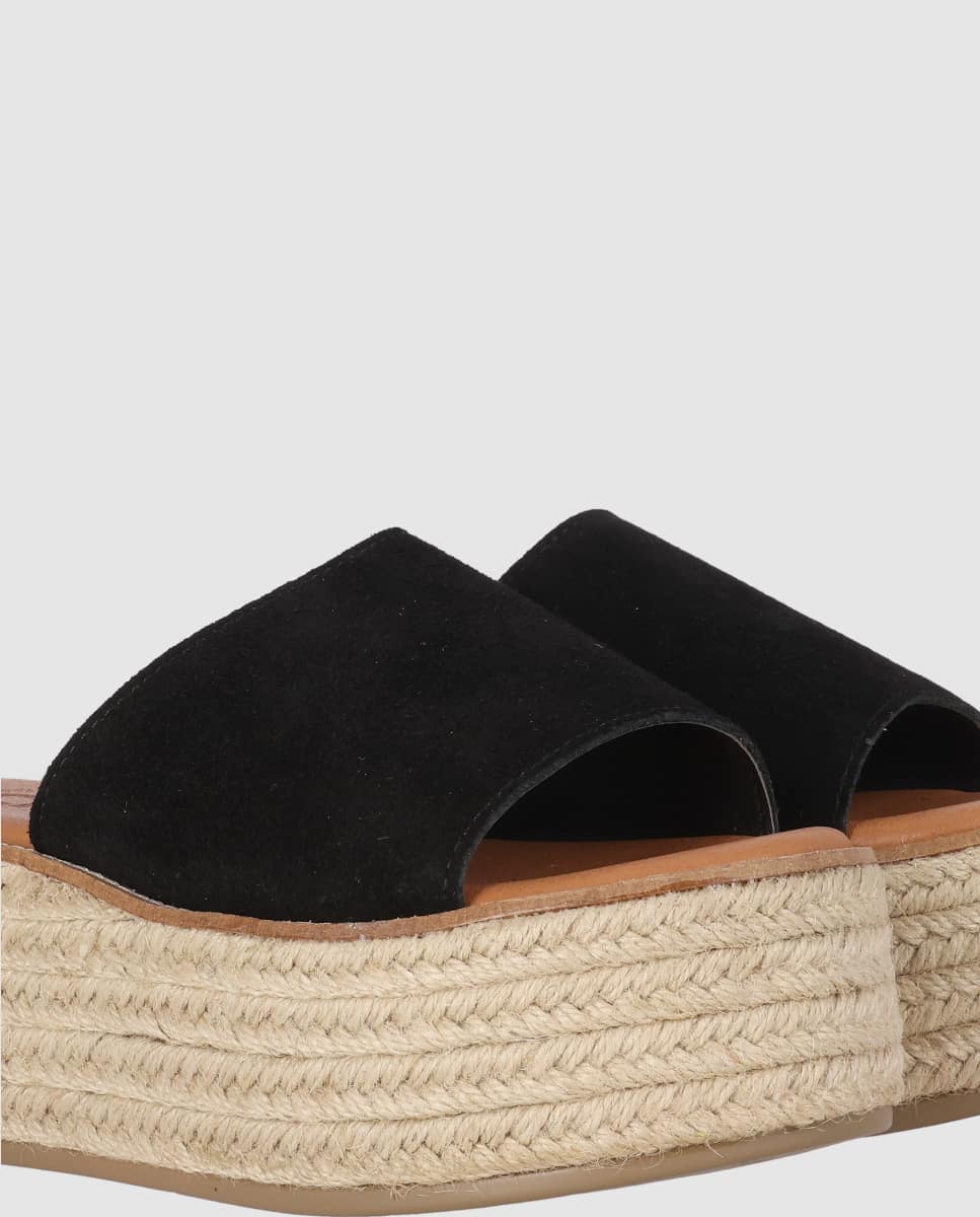 Sandalias Serraje de Mujer Chika10 Leather Plataforma - Imagen 6