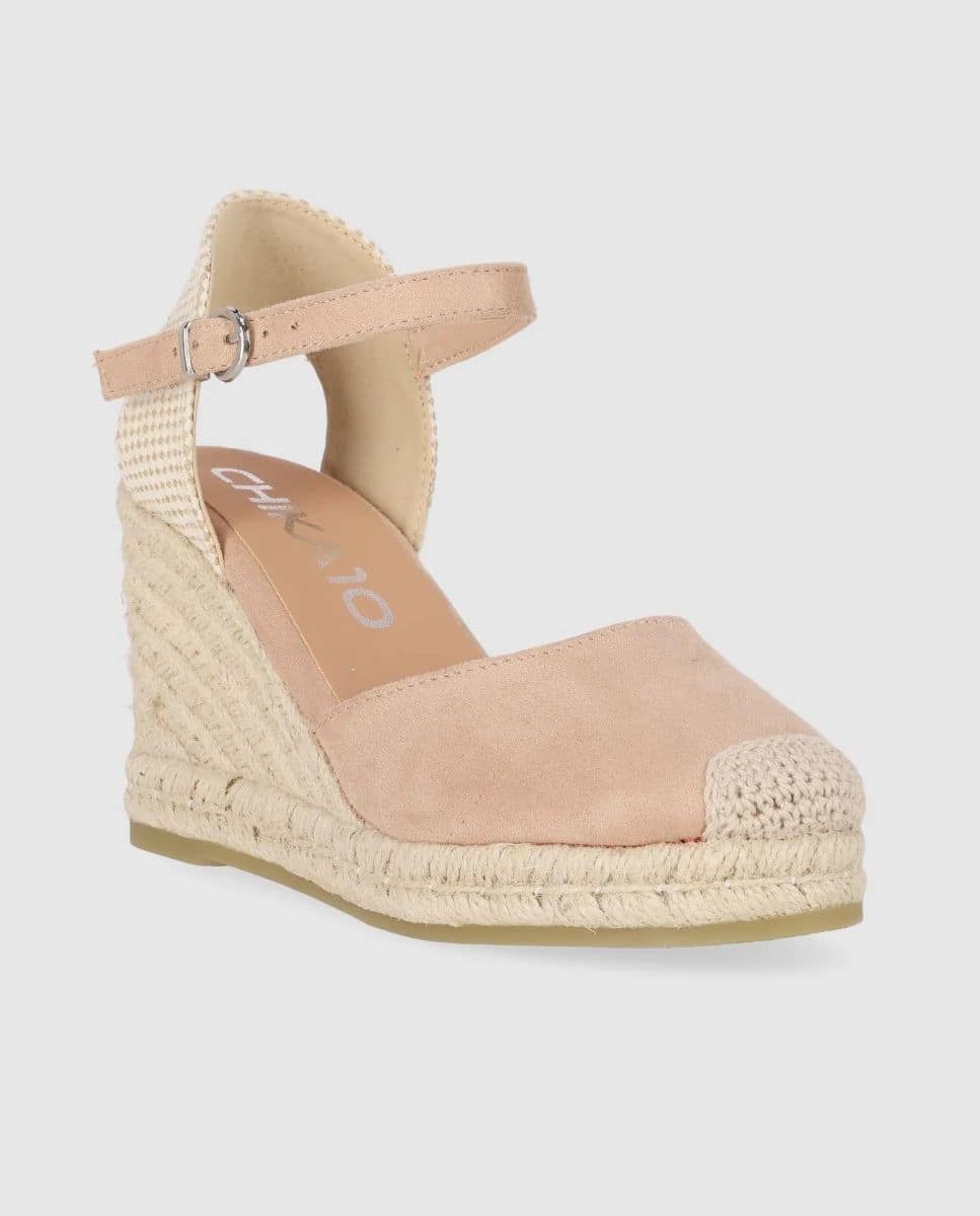 Sandalias Tejido de Mujer Chika10 Cuña alta