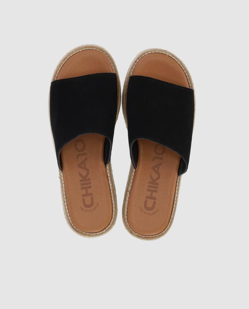 Sandalias Serraje de Mujer Chika10 Leather Plataforma - Imagen 7