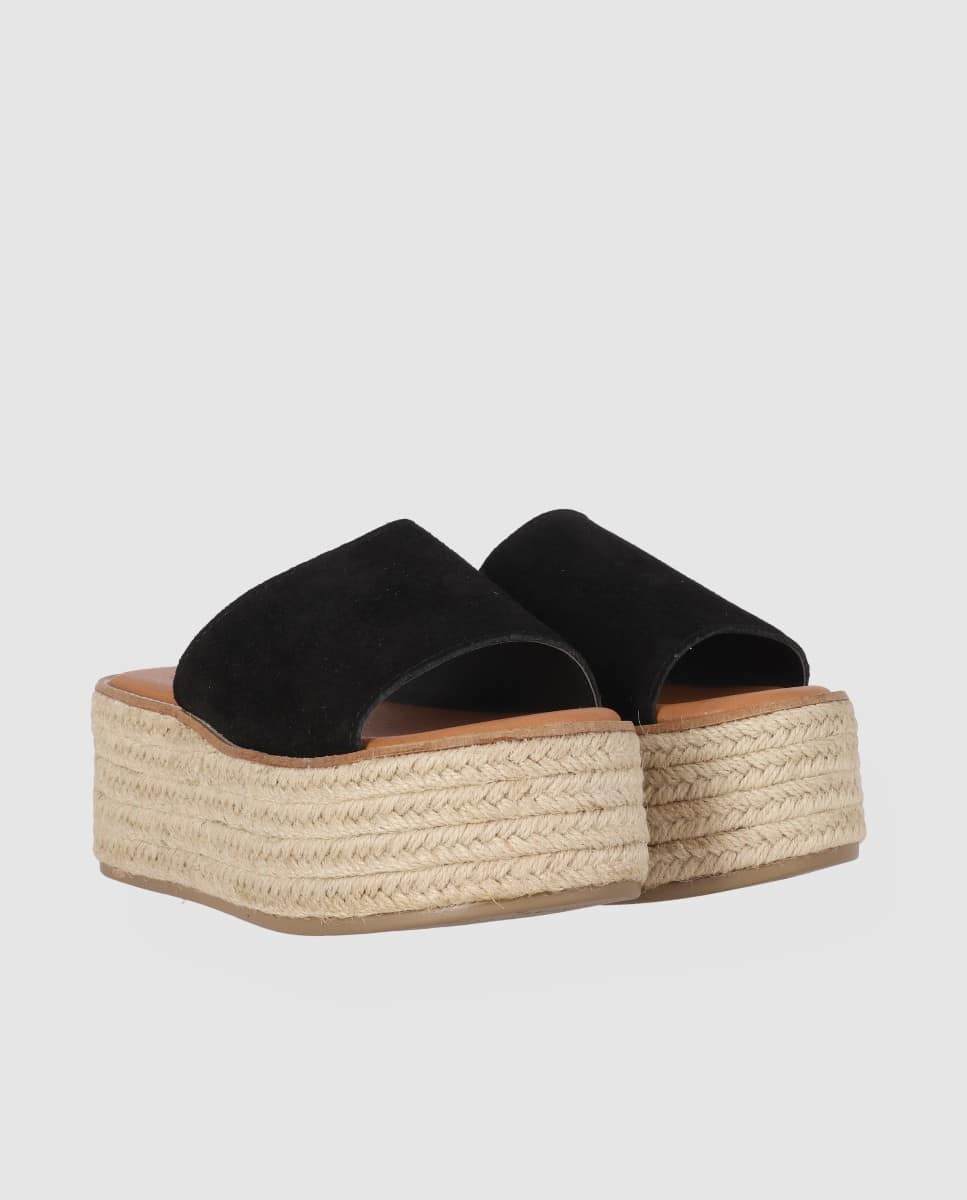 Sandalias Serraje de Mujer Chika10 Leather Plataforma - Imagen 4