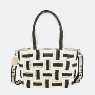 BOLSO RAFIA GRANDE NEGRO