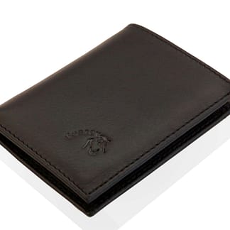 BILLETERA/TARJETERO PIEL - 6 TARJETAS Y PLACA POLICÍA